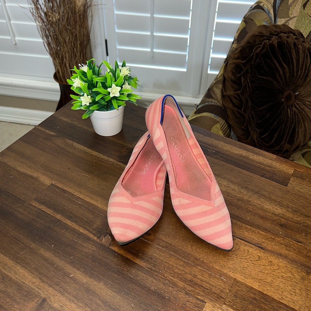 Rothy’s Macaron Stripe Point Limited Edition Retired - Picture 2 of 12